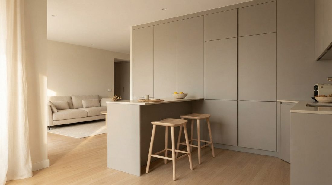 Cocina abierta al salón